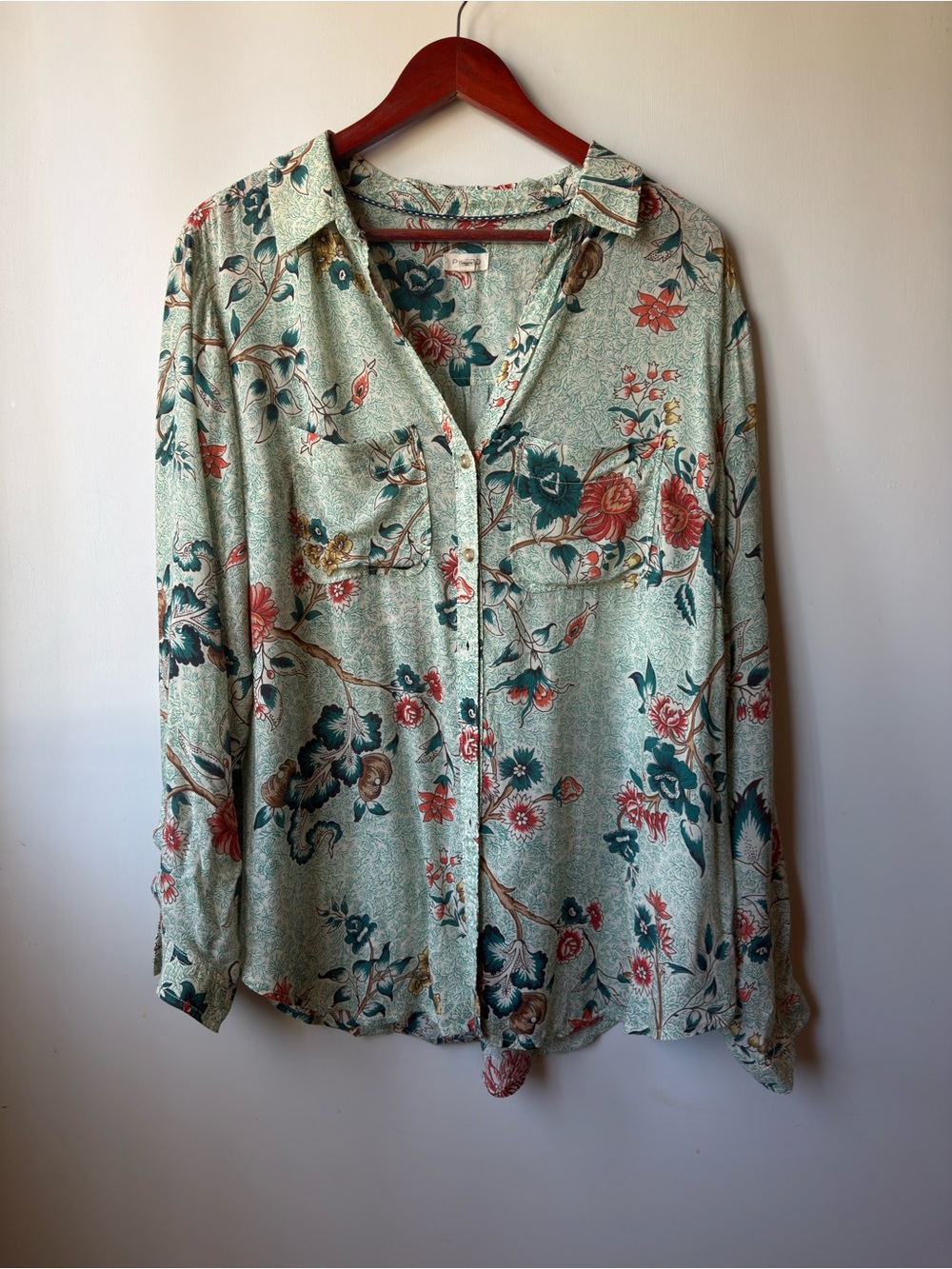Anthropologie Romy blouse by Pilcro